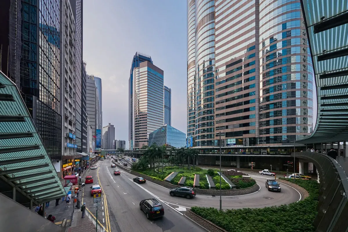 Building complex Exchange Square in Hong Kong