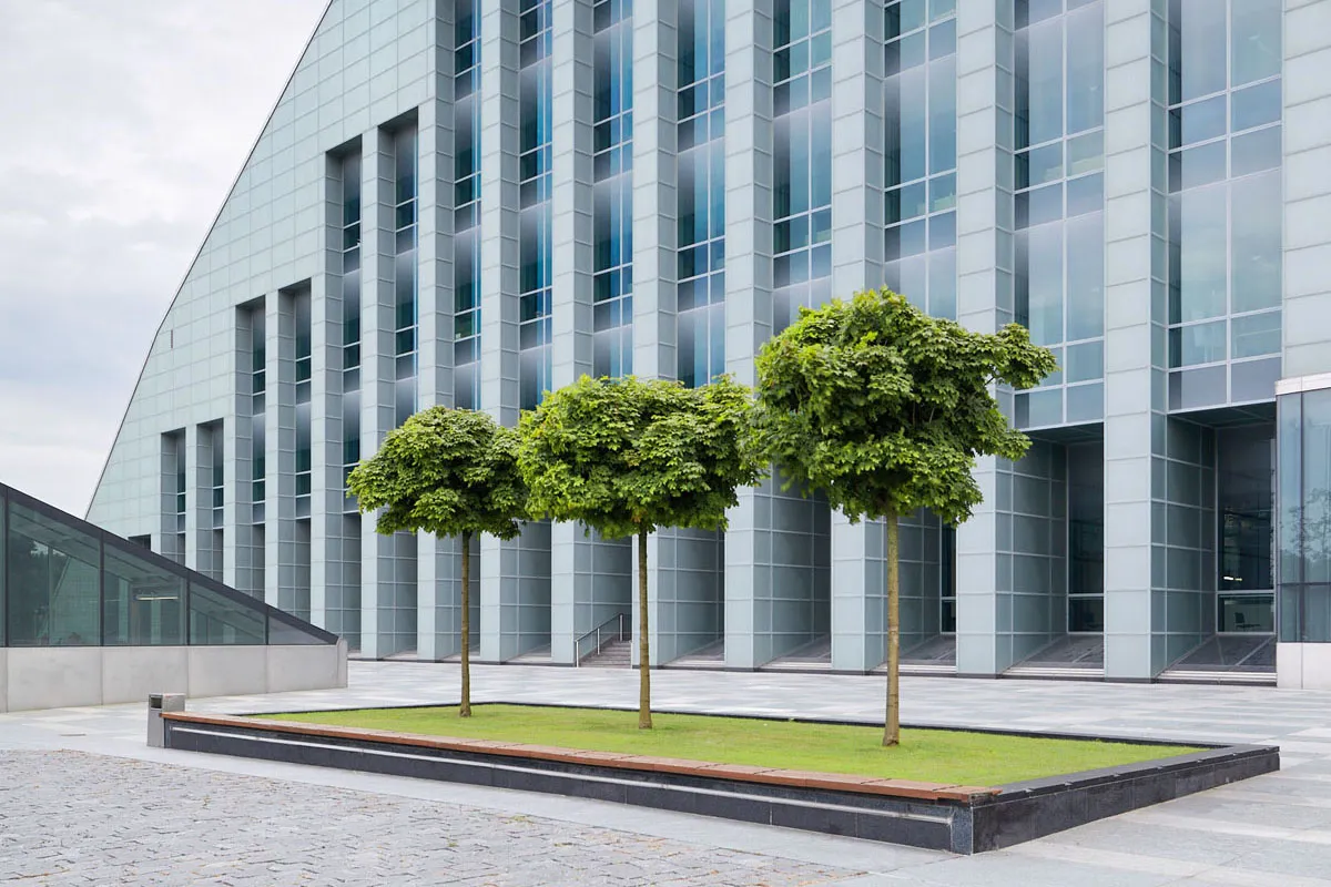 Facade of the National Library of Latvia, Latvijas Nacionālā bibliotēka, Riga